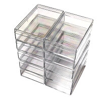 10er Pack Sammeldose transparent 8 x 5 cm