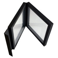 Schweberahmen schwarz 185x185mm