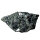 Galenit Bleiglanz mit Quarz Bulgarien ca. 13x7,5cm mit Skelett-Kristallen