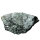 Galenit Bleiglanz mit Quarz Bulgarien ca. 13x7,5cm mit Skelett-Kristallen