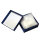 5 Pack Jewellery Case for Earrings and Pendants Cardboard blue 6x6cm with cottonwool inlay