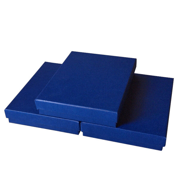 3 Pack Gift Box Collector Box Cardboard Case blue 12x9cm