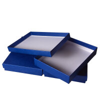 3 Pack Gift Box Collector Box Cardboard Case blue 12x9cm