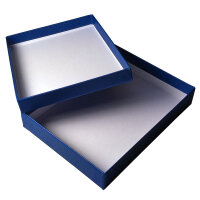 3 Pack Gift Box Collector Box Cardboard Case blue 12x9cm