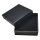 5 Pack Jewellery Case for Earrings and Pendants Cardboard black 6x6cm with inlay
