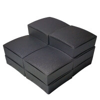 10 Pack Gift Box Collector Box Plastic Case black 6x6cm