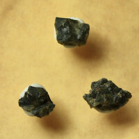 3 Chips MeteoriteTatahouine - Diogenite from Tunisia - 0.46g together