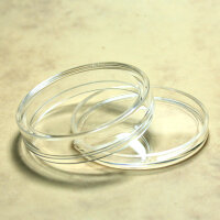 10 Pack Round Collector Box Capsule transparent 44x13mm for micromounts