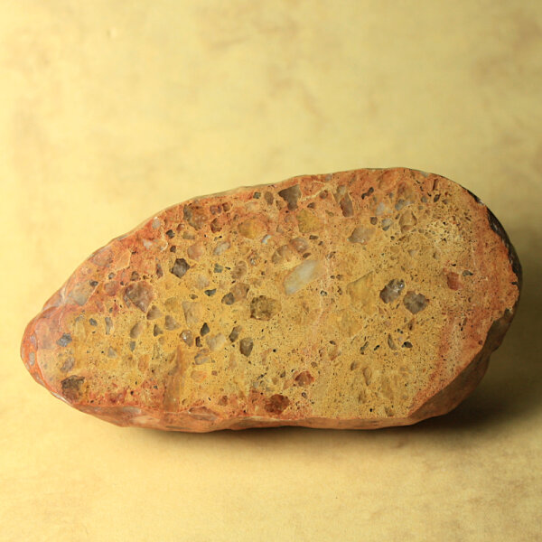 Tertiary Quartzite from Lower Lusatia Germany polished approx. 7.5x4cm