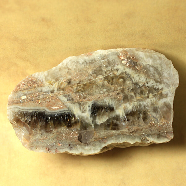 Smoky Quartz from Lower Lusatia Germany polished approx. 5.5x3cm