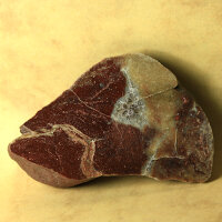 Red Jasper with Quartz Druse from Lower Lusatia Germany...