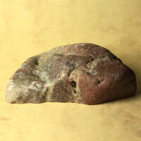 Red Jasper with Quartz Druse from Lower Lusatia Germany polished approx. 7x4cm