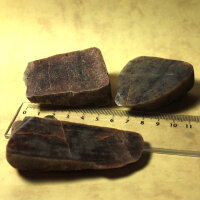 3x Västervik Quartzite from Lower Lusatia Germany polished approx. 6-8cm