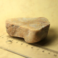 Quartz with Ametysth from Lower Lusatia Germany polished approx. 7x5.5cm