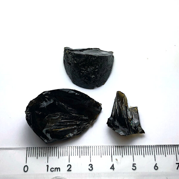 Indochinite -  3 broken pieces 20 g