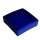 Jewellery Case for Pendant / Bracelet / Earrings with Inlay blue 8x8cm