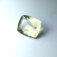 Lybian Desert Glass yellow cushion cut 18.5 Carats...