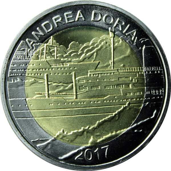 50 Francs CFA Burkina Faso 2017 Andrea Doria Bimetal