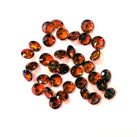 Lot 35 x Zirkon - Rundschliff ca, 13 Karat erhitzt...