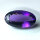 Amethyst dark violet oval cut 67.3 Carats 34.1x20.1mm untreated natural