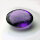 Amethyst dark violet oval cut 84.3 Carats 31.4x26.1mm untreated natural