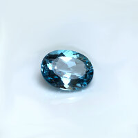Swiss Blue Topaz oval cut min. 17 Carats min. 19x14mm...