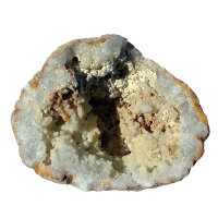 Quartz Geode opened Morocco approx. 9x6.5cm half Geode