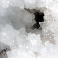 Quartz Geode opened Morocco approx. 8x4cm half Geode