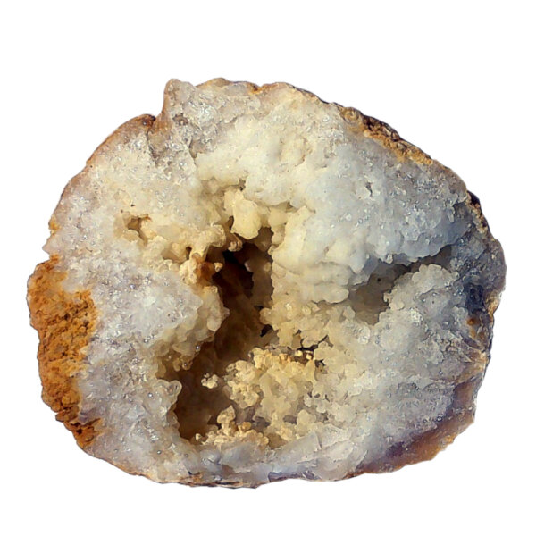 Quartz Geode opened Morocco approx. 6x5cm half Geode