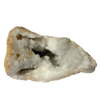 Quartz Geode opened Morocco approx. 6.5x3.5cm half Geode