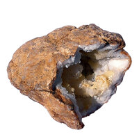 Quartz Geode opened Morocco approx. 7.5x5cm half Geode