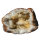 Quartz Geode opened Morocco approx. 7.5x5cm half Geode
