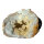 Quartz Geode opened Morocco approx. 7x5.5cm half Geode