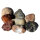 500g Deco Stones Natural Stones polished 4-6cm Lusatian Mix