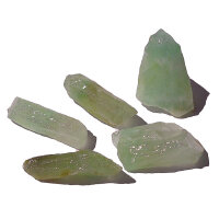 5 Calcit-Kristalle grün Mexiko 5-6cm