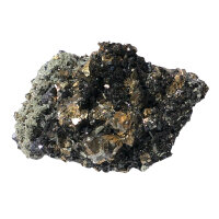 Pyrit Schwefelkies mit Galenit, Sphalerit und Quarz Bulgarien ca. 6,5x4cm