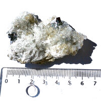 Rock Crystal Quartz Crystals with Galenite Bulgaria approx. 6x4cm