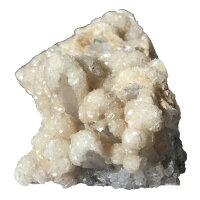 Calcite on Rock Crystal Bulgaria approx. 7.5x4.5cm