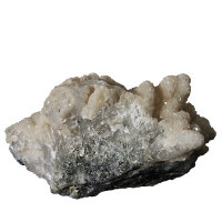 Calcite on Rock Crystal Bulgaria approx. 7.5x4.5cm
