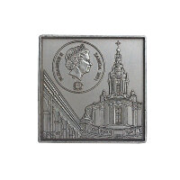 10 WS-Dollar Samoa 2021 Dome  the Sant Ivo alla Sapienza 100gr Silber 0.999