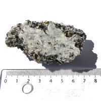 Pyrite with Quartz Bulgaria approx. 7x3.5cm