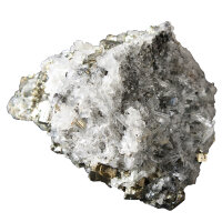 Pyrit Schwefelkies mit Quarz Bulgarien ca. 6x5cm