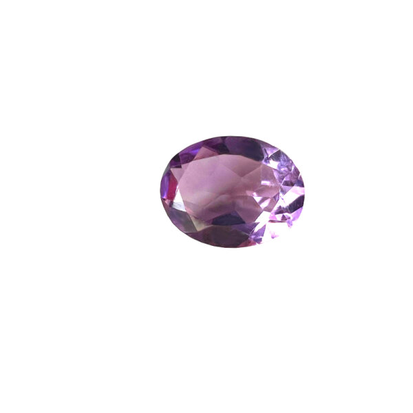 Amethyst violet oval cut approx. 1.5 Carats approx. 9x7mm untreated natural